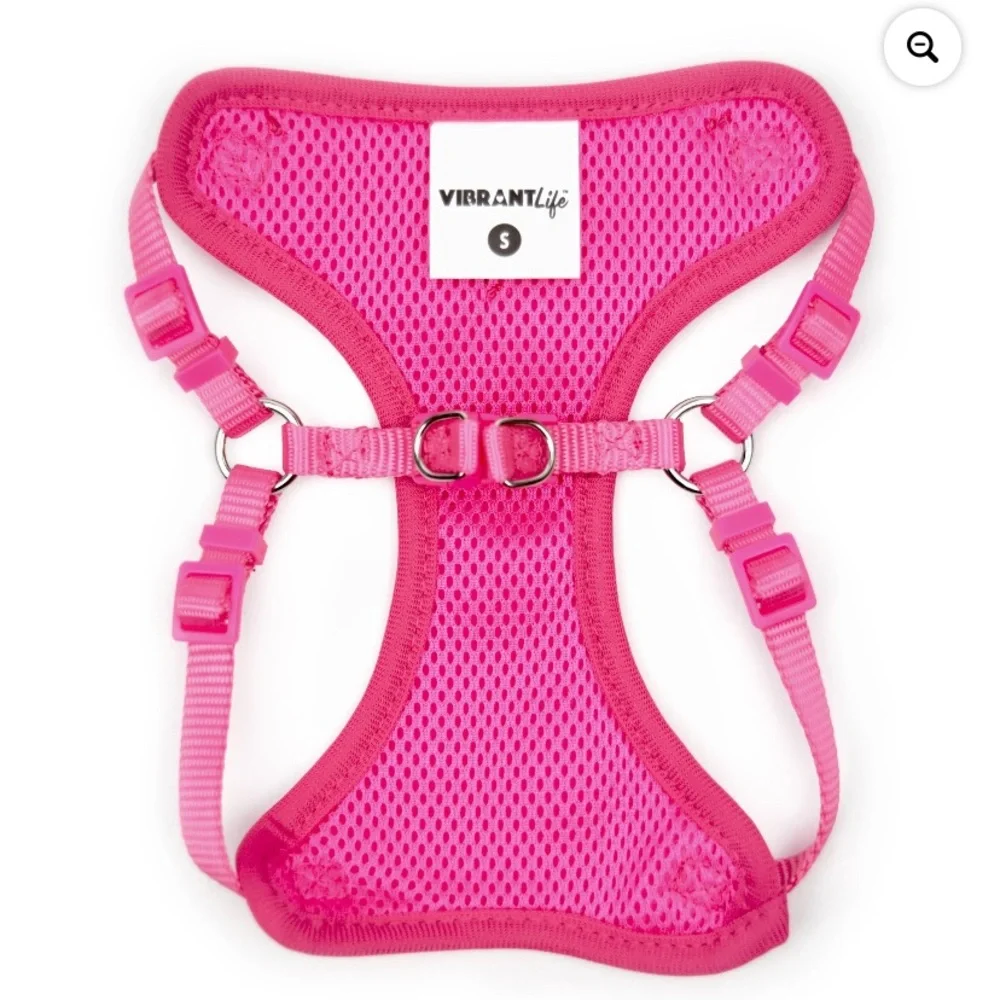 🎅🏻 SALE! Vibrant Life Pink Dog Harness with Pearls size small new